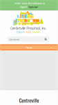 Mobile Screenshot of centrevillepreschool.com